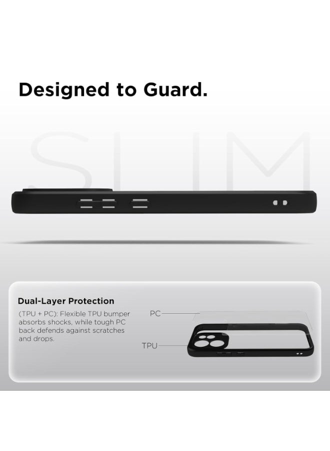 Case Cover Shockproof Hard PC Back Soft TPU Frame Anti-yellowing Slim Protective Cover Compatible with Oppo Reno 15 Pro (Clear) - Image 4